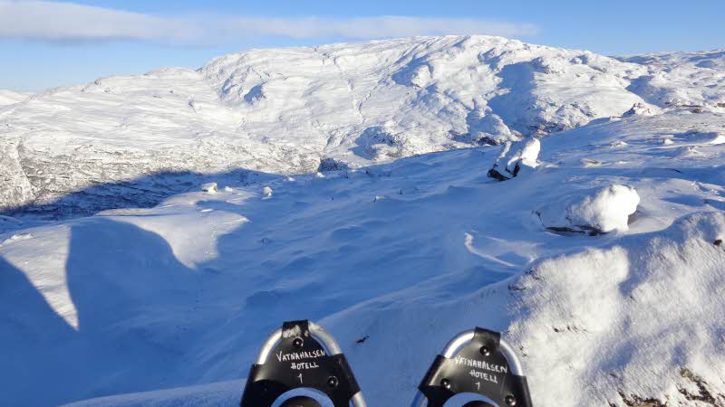 Aventura en la nieve en Vatnahalsen